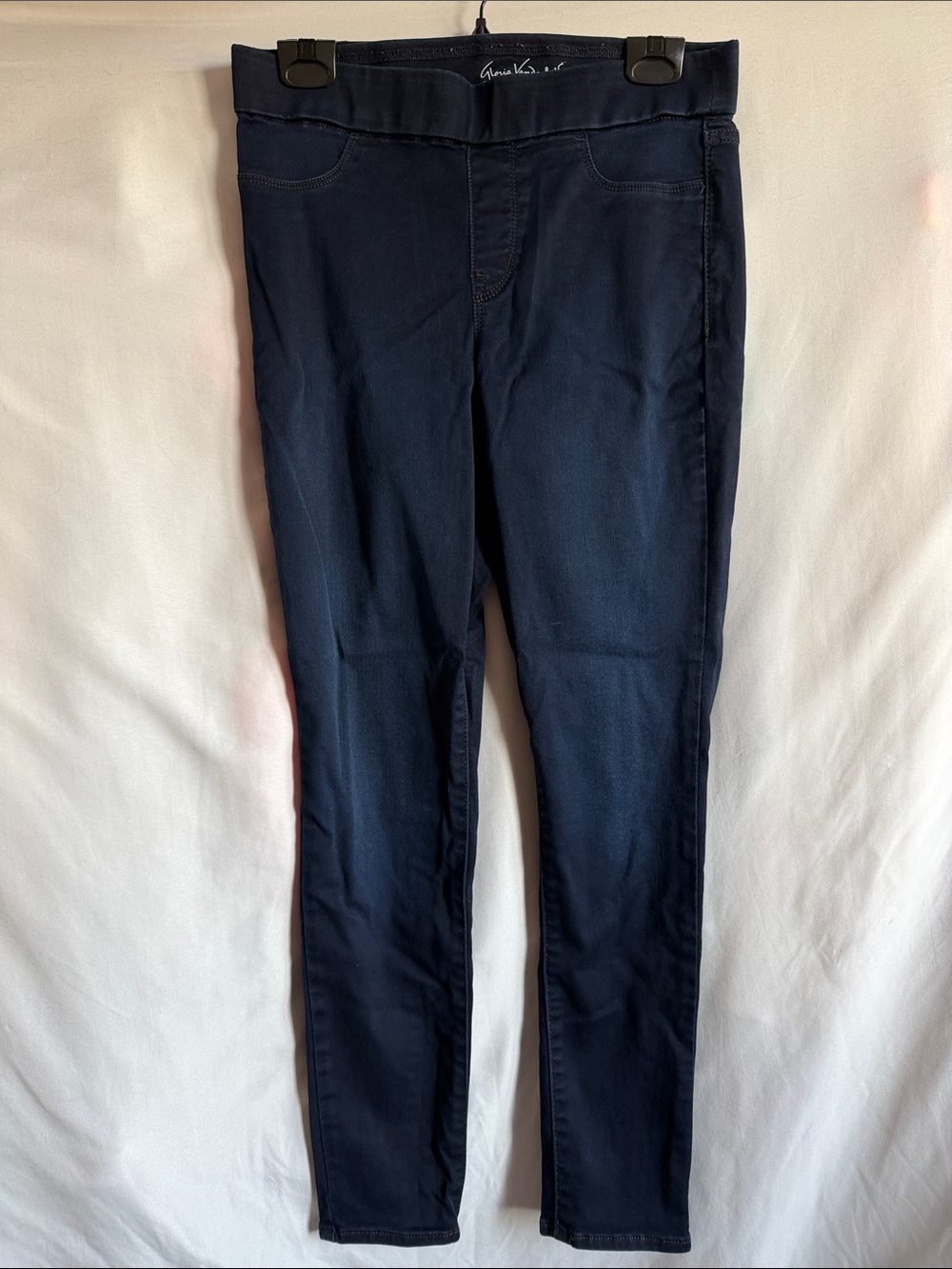 Gloria Vanderbilt Navy Skinny Pull-On Jeans